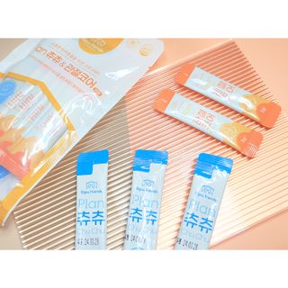 비쥬프렌즈 플랜 츄츄&건강 코어(장/관절/피모 분말) — 4점을 준 리뷰어가 2022년 9월 올린 사용 사진