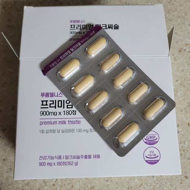 [푸름웰니스] 프리미엄 밀크씨슬 (900mgX180정) 리뷰 사진