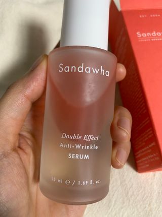 산다화 더블 이펙트 안티 링클 세럼 50ml — 4.5점을 준 리뷰어가 2022년 10월 올린 사용 사진