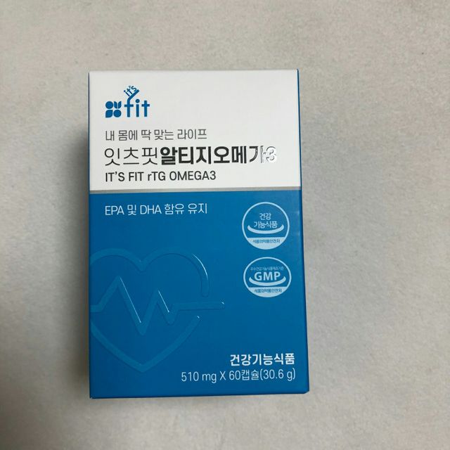 잇츠핏 알티지오메가3 510mgx60캡슐 리뷰 사진