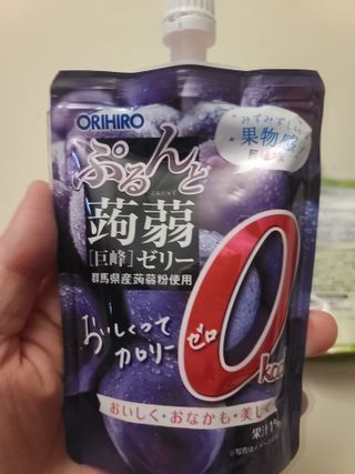 ORIHIRO 오리히로 곤약젤리 제로칼로리 130g 4종 4팩(맛별로 1팩씩) — 5점을 준 리뷰어가 2023년 2월 올린 사용 사진