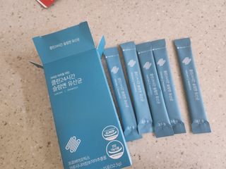 클린24시간 슬림앤유산균 1박스 (3.5g X 15포) — 5점을 준 리뷰어가 2023년 2월 올린 사용 사진