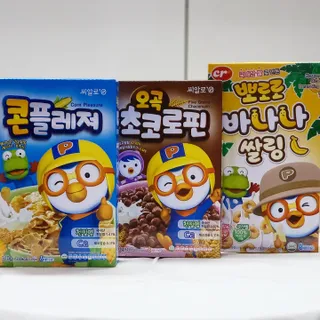 씨알푸드 뽀로로 시리얼 3종 — 4점을 준 리뷰어가 2022년 2월 올린 사용 사진