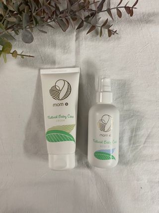 mom e 맘이 내추럴 베이비 케어 크림+바디오일 — 5점을 준 리뷰어가 2021년 1월 올린 사용 사진