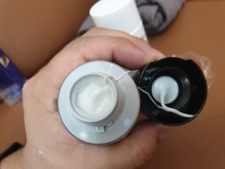 [갸스비] 명불허전, 남성을 위한 브랜드 갸스비의 올인원, 폼클렌징, 헤어오일 3종 — 4점을 준 리뷰어가 2021년 3월 올린 사용 사진