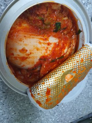 셰프애찬 알배기 겉절이 김치 1kg — 5점을 준 리뷰어가 2022년 11월 올린 사용 사진