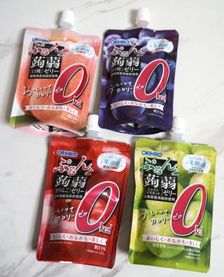 ORIHIRO 오리히로 곤약젤리 제로칼로리 130g 4종 4팩(맛별로 1팩씩) — 5점을 준 리뷰어가 2023년 3월 올린 사용 사진