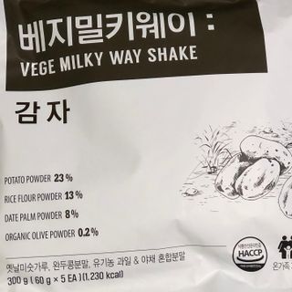 클린24시간 베지밀키웨이 감자 쉐이크 1세트 (5개) — 2.5점을 준 리뷰어가 2022년 8월 올린 사용 사진