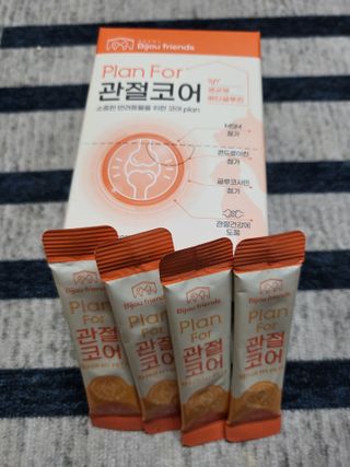 비쥬프렌즈 플랜 포 관절코어 — 5점을 준 리뷰어가 2022년 9월 올린 사용 사진