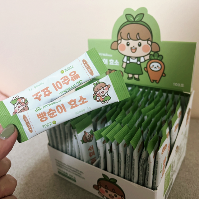빵순이 식탁 위의 필수템! 빵순이 효소 키위맛 100포 + 석류맛 14포 (총 114포) 리뷰 사진