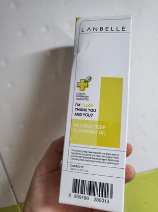 랑벨 내츄럴 딥 클렌징 오일 200ml (저자극 약산성 천연 클렌징) — 4.5점을 준 리뷰어가 2022년 10월 올린 사용 사진