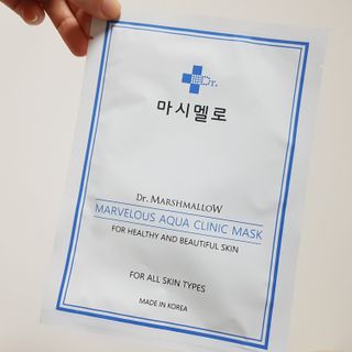 닥터마시멜로 닥터마스멜로 마블러스 아쿠아 클리닉 마스크 — 4.5점을 준 리뷰어가 2021년 2월 올린 사용 사진