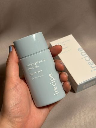아이레시피 마일드 히알루로닉 모이스트 업 선스크린 SPF50+ PA++++ — 5점을 준 리뷰어가 2023년 5월 올린 사용 사진