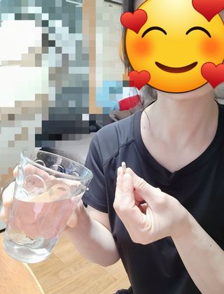 트루헬퍼 굿밤 특급 건강 보조제 수면 1박스 2개월분 — 5점을 준 리뷰어가 2023년 4월 올린 사용 사진