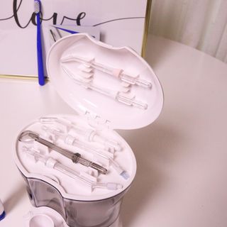 주식회사 클린디 [클린디] 양치 후 남은 이물질, 물치실로 완벽 제거 🦷 구강세정기 세트 [맞춤 칫솔 + 치약 포함] — 5점을 준 리뷰어가 2021년 12월 올린 사용 사진