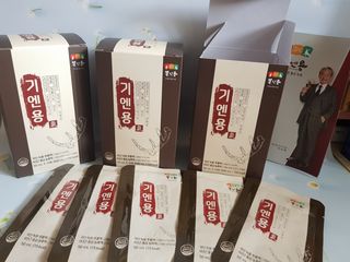 [몸엔용] 무더운 날씨에 국산녹용 기엔용으로 몸보신 50ml x 30포 — 4점을 준 리뷰어가 2021년 6월 올린 사용 사진