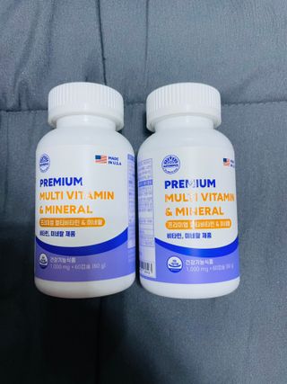서울약사신협 네이처픽_멀티비타민&미네랄_1,000mg x 120캡슐 — 3.5점을 준 리뷰어가 2021년 9월 올린 사용 사진