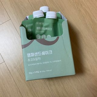 [뷰캔] 건강한 식사대용 앰퍼샌드 단백질 쉐이크 초코&말차 50g — 5점을 준 리뷰어가 2022년 6월 올린 사용 사진