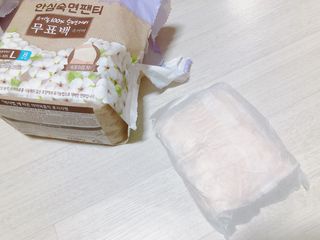 LG유니참 쏘피SOFY [SOFY] 안심숙면팬티/무표백속커버 — 5점을 준 리뷰어가 2021년 5월 올린 사용 사진