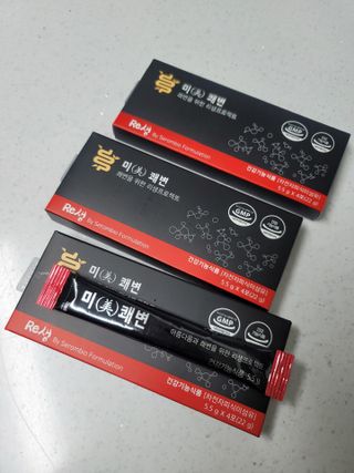 새롬바이오 리생 미쾌변 차전자피 식이섬유 건강기능식품 3팩 — 5점을 준 리뷰어가 2021년 5월 올린 사용 사진