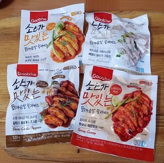 굽네몰 [굽네] 소스가 맛있는 닭가슴살 슬라이스 4종 — 5점을 준 리뷰어가 2021년 12월 올린 사용 사진