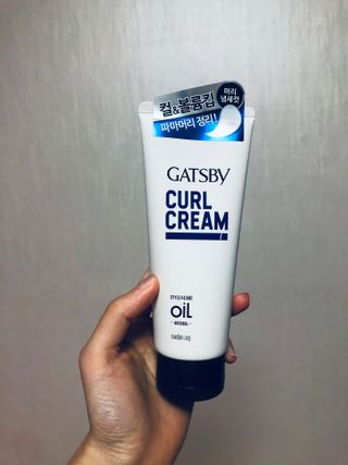 [갸스비] 곱슬 머리부터 파마까지 남자의 컬을 위한 갸스비 컬크림 — 5점을 준 리뷰어가 2021년 10월 올린 사용 사진
