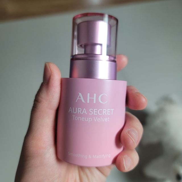AHC 아우라 시크릿 톤업 벨벳 리뷰 사진
