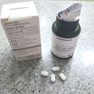 메디타민 원헌드레드 MSM 2000 — 5점을 준 리뷰어가 2021년 7월 올린 사용 사진