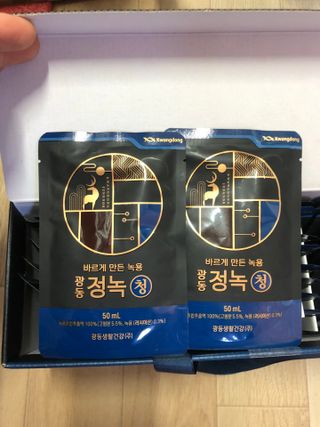 광동생활건강 [광동] 바르게 만든 녹용, 광동정녹청 — 5점을 준 리뷰어가 2021년 11월 올린 사용 사진
