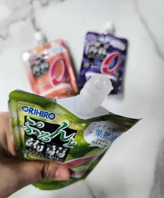 ORIHIRO 오리히로 곤약젤리 제로칼로리 130g 4종 4팩(맛별로 1팩씩) — 5점을 준 리뷰어가 2023년 1월 올린 사용 사진