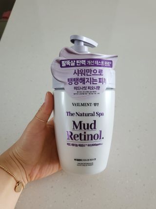 벨먼 내추럴 스파 머드레티놀 바디워시(그린로즈, 미드나잇 피오니) — 5점을 준 리뷰어가 2022년 5월 올린 사용 사진