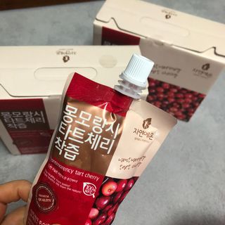 자연에온 몽모랑시 타트체리 착즙 100mL 10개입 2BOX — 5점을 준 리뷰어가 2021년 1월 올린 사용 사진
