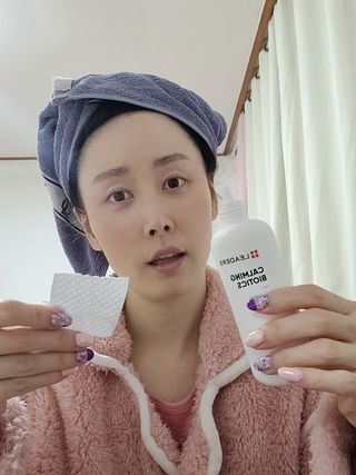 리더스코스메틱 리더스 카밍 바이오틱스 에센스 워터 — 4점을 준 리뷰어가 2021년 2월 올린 사용 사진