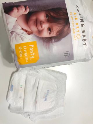 쿠잉 에어드라이  풀커버 팬티기저귀 (L/XL/XXL/XXXL) 1팩 — 5점을 준 리뷰어가 2023년 1월 올린 사용 사진