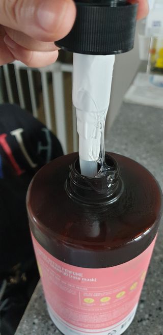 달리프 진저 베러 퍼퓸 탈모 완화 샴푸 1000ml 향 3종 — 5점을 준 리뷰어가 2021년 1월 올린 사용 사진