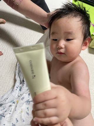 젠바이오 코스메틱스 젠바이오수딩크림]   가려운 피부 & 아토피 원픽 크림 — 5점을 준 리뷰어가 2022년 11월 올린 사용 사진