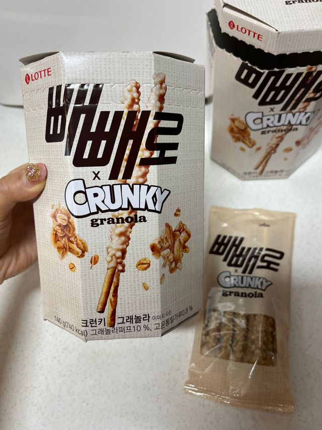 크런키 그래놀라 빼빼로 리뷰 사진