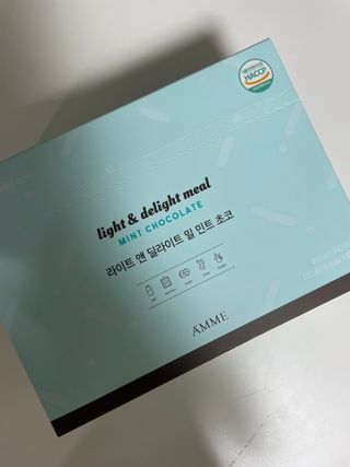 아므_이너뷰티 라이트 앤 딜라이트 밀 민트 초코 — 4.5점을 준 리뷰어가 2021년 8월 올린 사용 사진