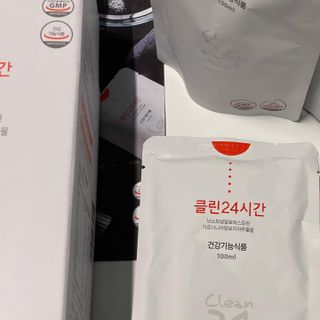 클린24시간 1BOX(5포) + 전용보틀(500ml) — 5점을 준 리뷰어가 2022년 8월 올린 사용 사진