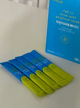 메디포스트 모비타 바디코드 식이섬유 차전자피에 빠지다 30포 — 4.5점을 준 리뷰어가 2022년 12월 올린 사용 사진