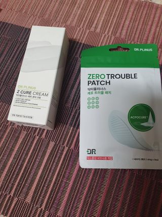 닥터플리너스 제트 큐어 크림 30ml + 제로 트러블 패치 9EA — 5점을 준 리뷰어가 2022년 4월 올린 사용 사진