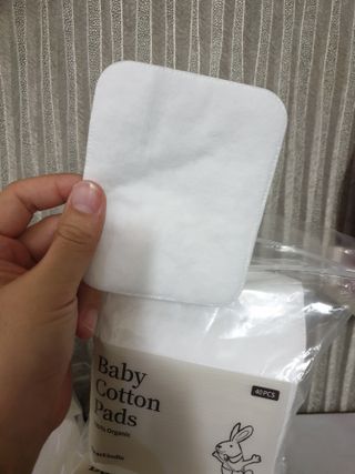 디어엘로디 프리미엄 유기농 베이비 솜티슈 40매 3 + 1 PACK — 5점을 준 리뷰어가 2021년 3월 올린 사용 사진