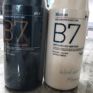 [포레스트스토리] B7 안티 헤어로스 샴푸1,000ml + 헤어팩 1,000ml — 5점을 준 리뷰어가 2021년 4월 올린 사용 사진