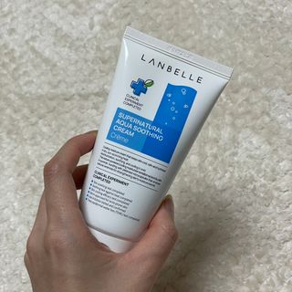 랑벨 수퍼내츄럴 아쿠아 수딩 크림 100ml — 5점을 준 리뷰어가 2022년 4월 올린 사용 사진