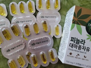 nfp 피놀라 대마종자유 — 5점을 준 리뷰어가 2021년 8월 올린 사용 사진