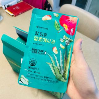 서울약사신협 잘 담은 알로애사과_70ml x 30포 — 4.5점을 준 리뷰어가 2021년 9월 올린 사용 사진