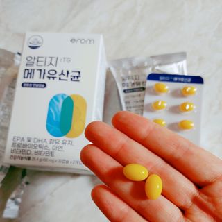 [이롬] 알티지 메가유산균 1 개월분 (490mgx30캡슐x2개입) — 5점을 준 리뷰어가 2022년 6월 올린 사용 사진