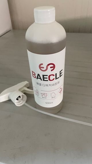 소담스퀘어 상암 장바이오텍(주)  배클 다목적 세정제 — 5점을 준 리뷰어가 2022년 12월 올린 사용 사진
