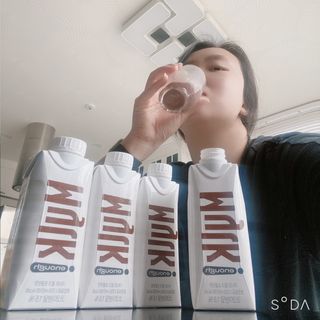이너프 뮐크 초콜릿맛 — 4점을 준 리뷰어가 2022년 9월 올린 사용 사진