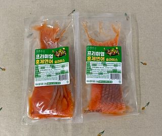 밸런스 다이어트랩 밸다랩 프리미엄 훈제연어 슬라이스 120g — 5점을 준 리뷰어가 2023년 5월 올린 사용 사진